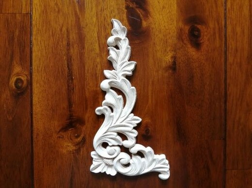 Ann Zeng Dřevěný ornament D201 Levý 16x8cm barva přírodní 1 ks