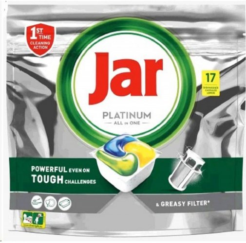 Jar Platinum All in One tablety do myčky Lemon 17 ks