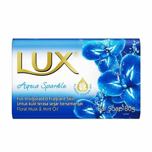 Lux Aqua Sparckle tuhé toaletní mýdlo 80 g