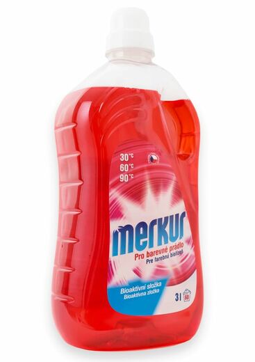 Merkur prací gel na barevné prádlo 60 dávek 3 l