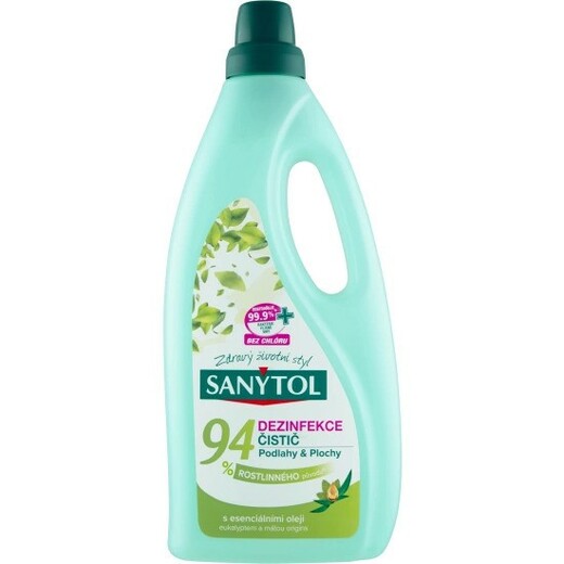 Sanytol Dezinfekce čistič na plochy 94% rostlinného původu 1 l