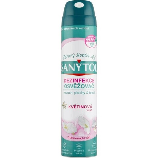 Sanytol dezinfekční osvěžovač vzduch Květy 300 ml
