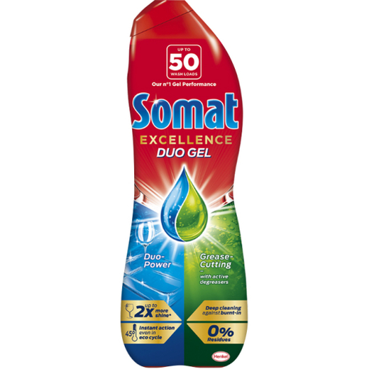 Somat Excellence gel do myčky proti mastnotě 50 dávek 900 ml