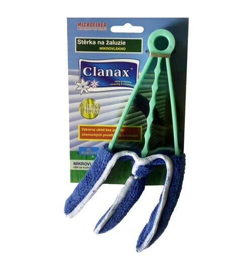 Clanax Stěrka na žaluzie mikrovlákno CM-08 1 ks