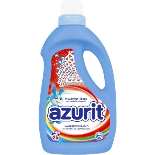 Azurit prací gel na barevné prádlo 25 pracích dávek 1 l