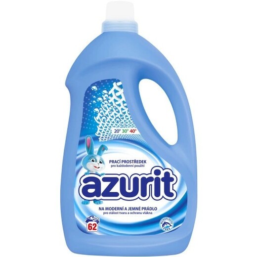 Azurit prací gel na moderní a jemné prádlo 62 praní 2480 ml