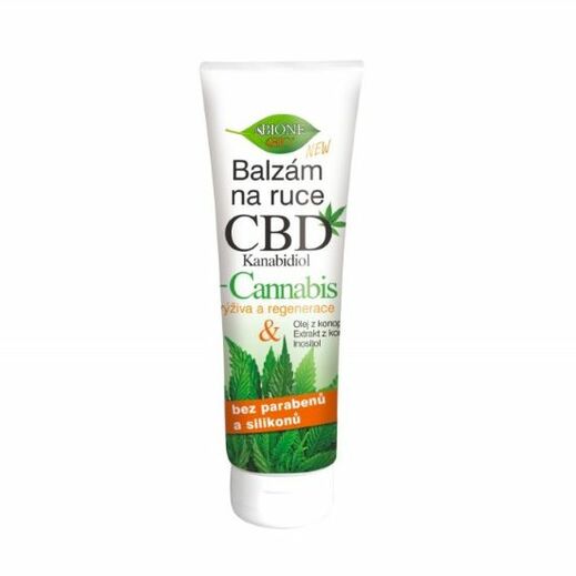 Bione Cosmetics Balzám na ruce CBD Kanabidiol 205 ml
