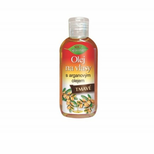 Bione Cosmetics olej na tmavé vlasy s arganovým olejem 80 ml