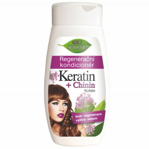 Bione Cosmetics regenerační kondicionér Keratin + Chinin 260 ml