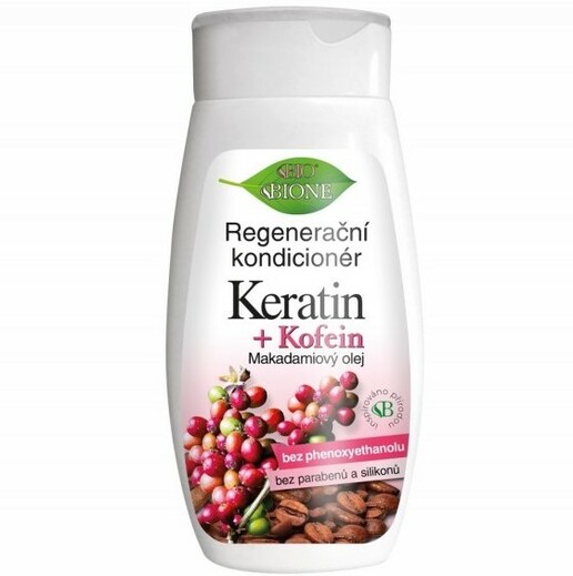 Bione Cosmetics regenerační kondicionér Keratin + Kofein 260 ml