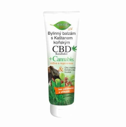 Bione Bylinný balzám s Kaštanem koňským CBD Kanabidiol 300 ml