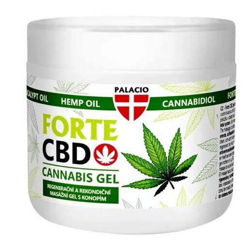 Palacio Cannabis gel Forte CBD masážní gel 600ml