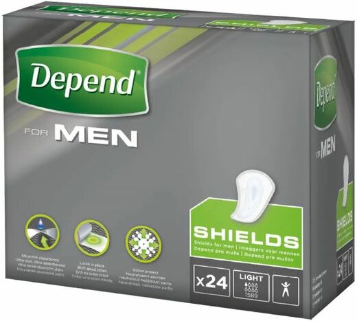 Depend For Men 1 inkontinenční kapsy pro muže 24 ks
