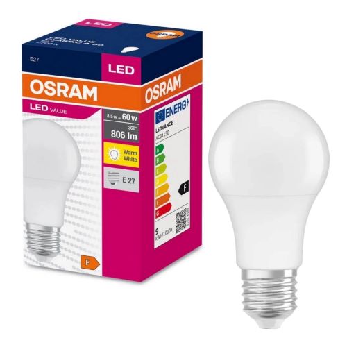 Osram LED Žárovka A60 E27/8,5W/230V 2700K