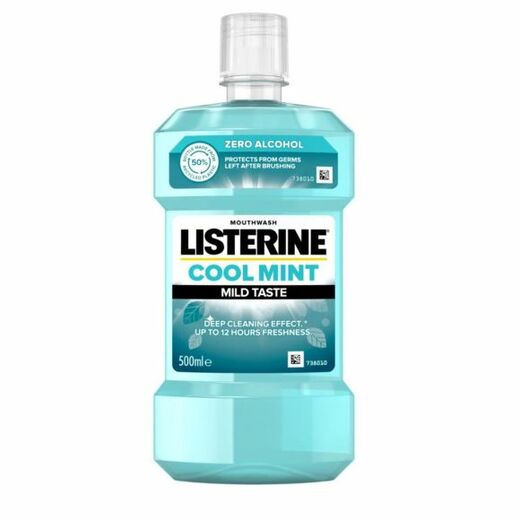 Listerine Cool Mint Mild Taste ústní voda 500 ml