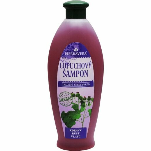 Herbavera Lopuchový šampon pro podporu růstu vlasů 550 ml