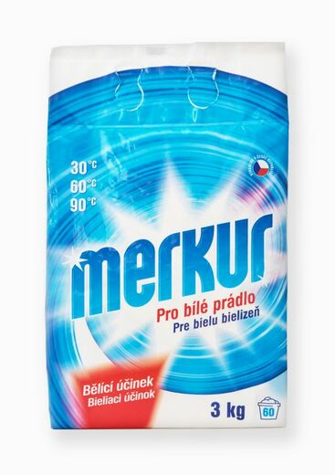Merkur prací prášek na bílé prádlo 3kg
