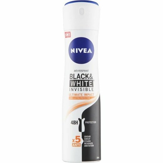 Nivea Black & White Invisible antiperspirant 150 ml