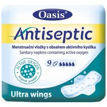 Oasis AntiSeptic Ultra Wings dámské hygienické vložky 9 ks