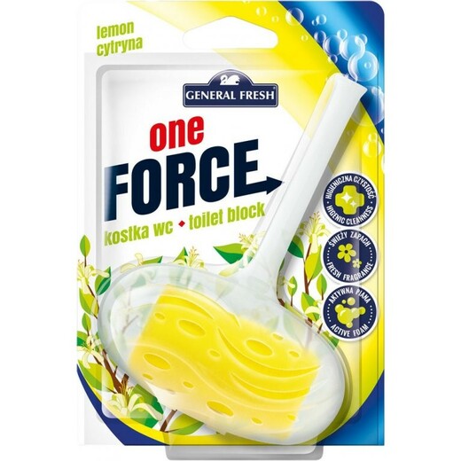 General Force kostka do WC citronová vůně 40 g