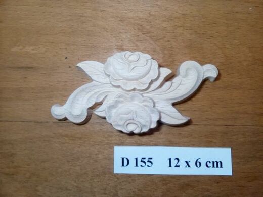 Dřevěný ornament D155 12x6cm