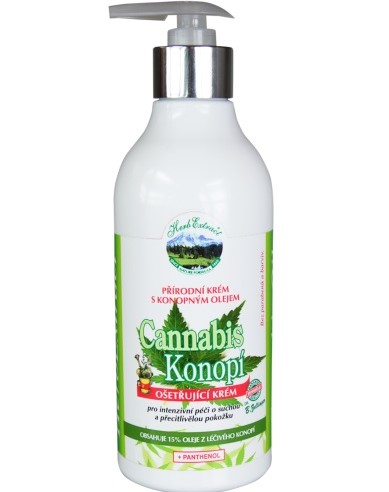 Vivaco Herb Extract Cannabis ošetřující krém s konopím 400 ml