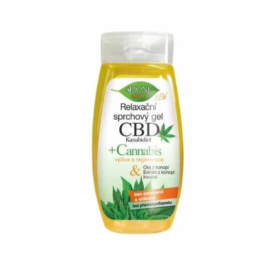 Bione Cosmetics Relaxační sprchový gel CBD Kanabidiol 260 ml