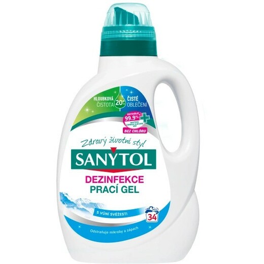Sanytol Svěžest dezinfekční prací gel 1,7 l
