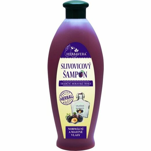 Herbavera Slivovicový šampon s panthenolem 550 ml