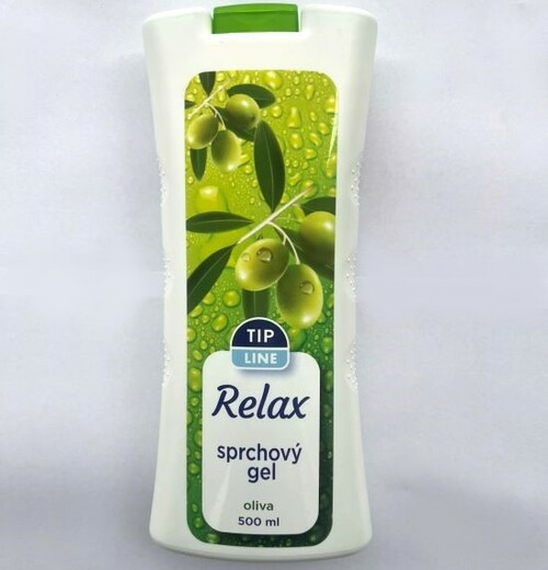 Tip Line Relax sprchový gel oliva 500 ml