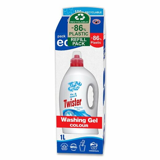 Twister Fix & Sport Colour - prací gel 1 l