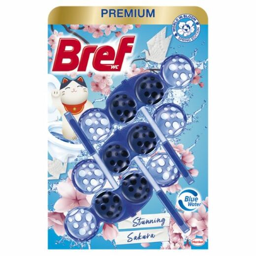 BREF Color Aktiv Stunning Sakura WC Blok 3 x 50 g