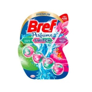 Bref Perfume Switch Floral Apple & Water Lily WC blok 1 x 50 g